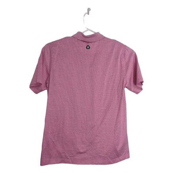 Brooks Brothers St Andrews Links Pink Polo Short Sleeve Shirt Cotton Size Large - Picture 3 of 7